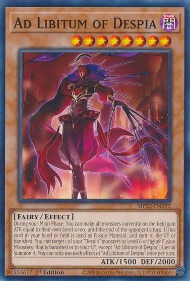 Ad Libitum of Despia 2022 Tin of the Pharaoh's Gods Yu-Gi-Oh! card