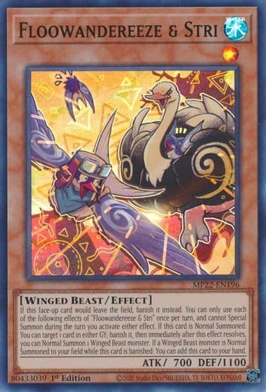 Floowandereeze and Stri 2022 Tin of the Pharaoh's Gods Yu-Gi-Oh! card