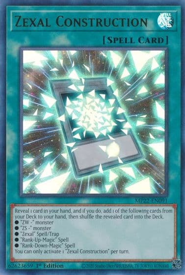 Zexal Construction 2022 Tin of the Pharaoh's Gods Yu-Gi-Oh! card