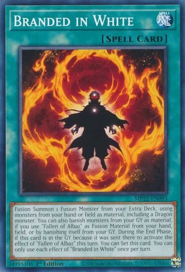 Branded in White 2022 Tin of the Pharaoh's Gods Yu-Gi-Oh! card