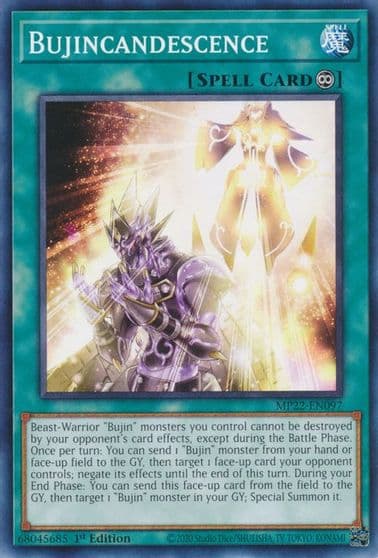 Bujincandescence 2022 Tin of the Pharaoh's Gods Yu-Gi-Oh! card