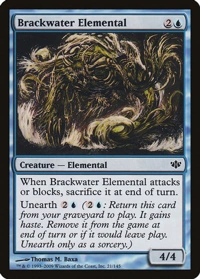 Brackwater Elemental Conflux Magic card