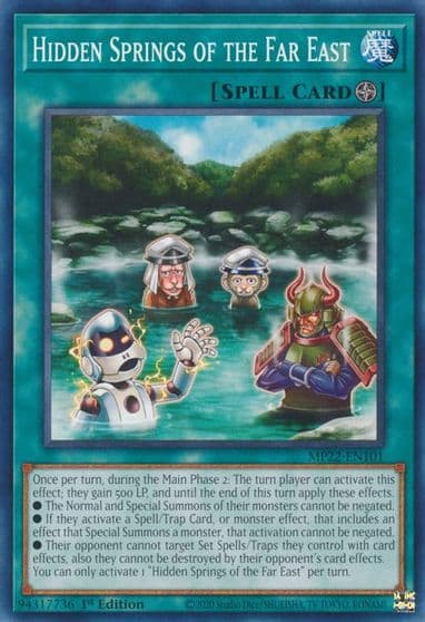 Hidden Springs of the Far East 2022 Tin of the Pharaoh's Gods Yu-Gi-Oh! card
