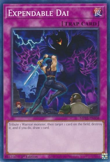 Expendable Dai 2022 Tin of the Pharaoh's Gods Yu-Gi-Oh! card