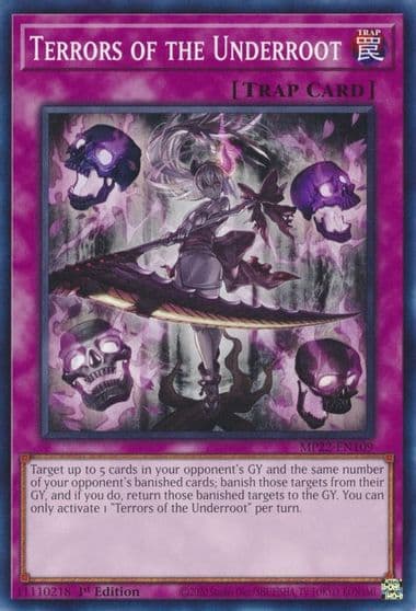 Terrors of the Underroot 2022 Tin of the Pharaoh's Gods Yu-Gi-Oh! card
