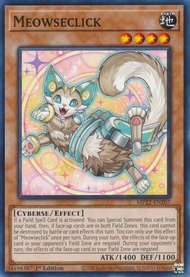 Meowseclick 2022 Tin of the Pharaoh's Gods Yu-Gi-Oh! card