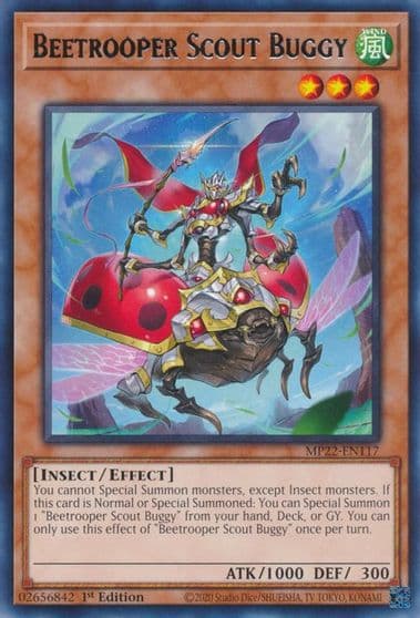 Beetrooper Scout Buggy 2022 Tin of the Pharaoh's Gods Yu-Gi-Oh! card
