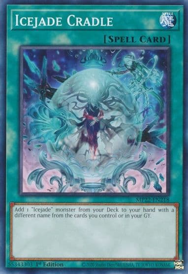 Icejade Cradle 2022 Tin of the Pharaoh's Gods Yu-Gi-Oh! card