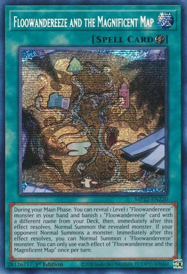 Floowandereeze and the Magnificent Map 2022 Tin of the Pharaoh's Gods Yu-Gi-Oh! card