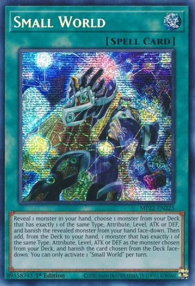 Small World 2022 Tin of the Pharaoh's Gods Yu-Gi-Oh! card
