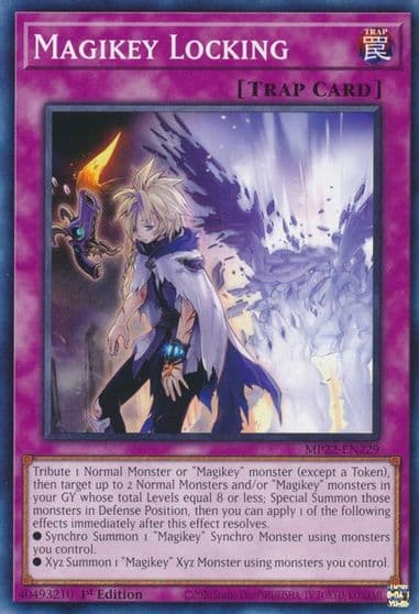 Magikey Locking 2022 Tin of the Pharaoh's Gods Yu-Gi-Oh! card
