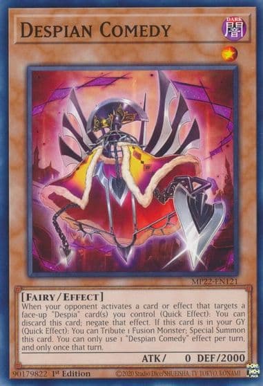 Despian Comedy 2022 Tin of the Pharaoh's Gods Yu-Gi-Oh! card