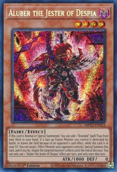 Aluber the Jester of Despia 2022 Tin of the Pharaoh's Gods Yu-Gi-Oh! card