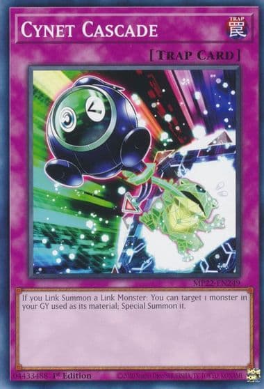 Cynet Cascade 2022 Tin of the Pharaoh's Gods Yu-Gi-Oh! card