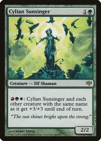 Cylian Sunsinger Conflux Magic card