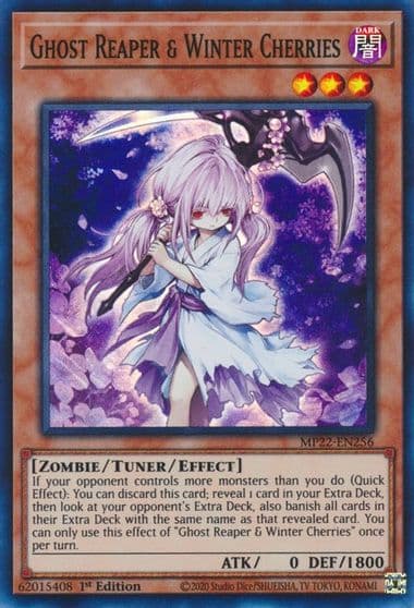 Ghost Reaper and Winter Cherries 2022 Tin of the Pharaoh's Gods Yu-Gi-Oh! card