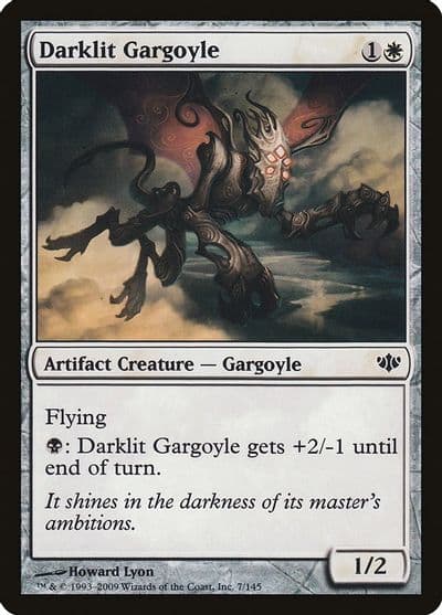 Darklit Gargoyle Conflux Magic card