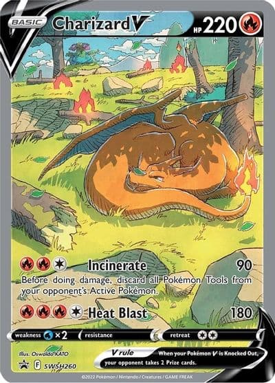 Charizard V - SWSH260 SWSH: Sword & Shield Promo Cards Pokemon card