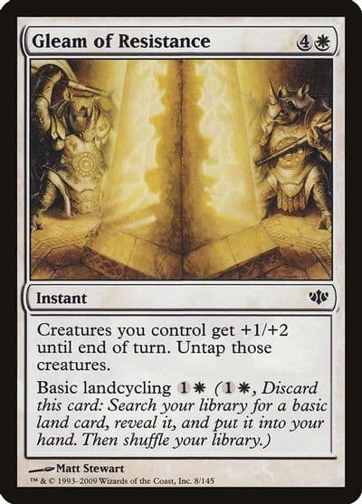 Gleam of Resistance Conflux Magic card
