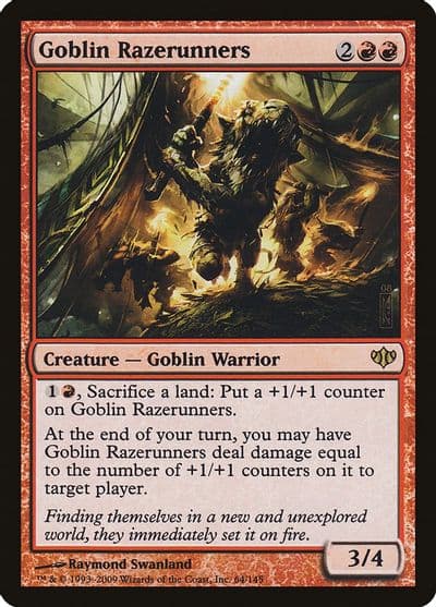 Goblin Razerunners Conflux Magic card