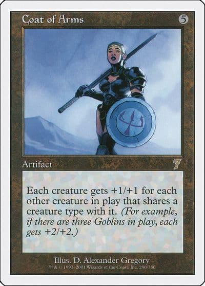 Coat of Arms 7th Edition Magic card