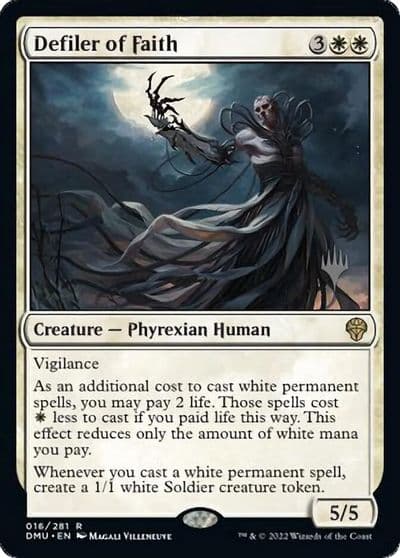 Defiler of Faith Promo Pack: Dominaria United Magic card