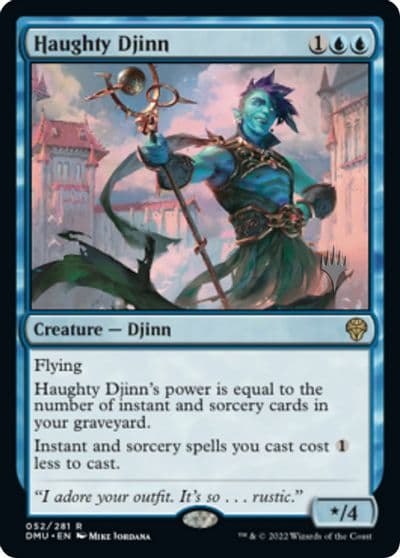 Haughty Djinn Promo Pack: Dominaria United Magic card