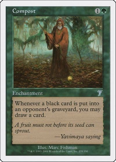 Compost 7th Edition Magic card