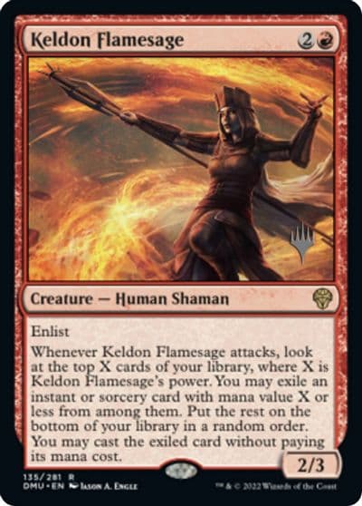 Keldon Flamesage Promo Pack: Dominaria United Magic card