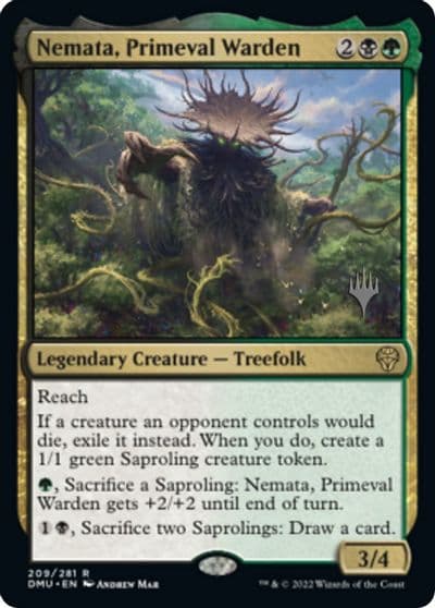 Nemata Primeval Warden Promo Pack: Dominaria United Magic card