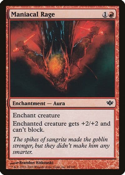 Maniacal Rage Conflux Magic card