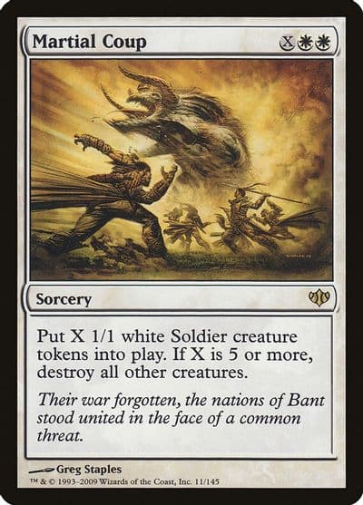Martial Coup Conflux Magic card