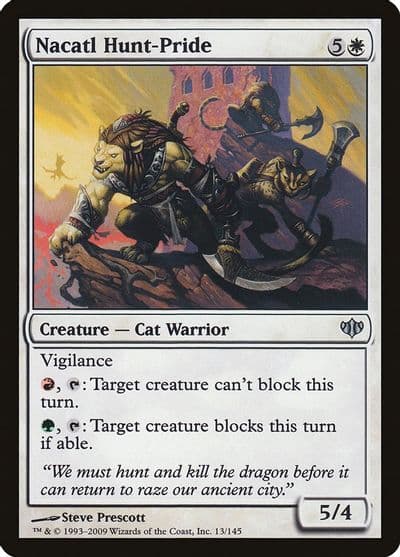 Nacatl Hunt Pride Conflux Magic card