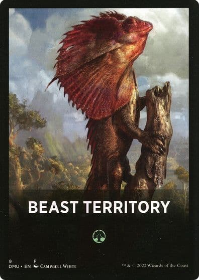 Beast Territory Theme Card Dominaria United Magic card
