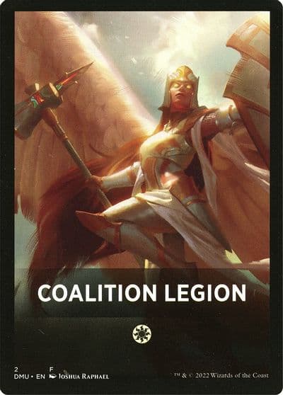 Coalition Legion Theme Card Dominaria United Magic card