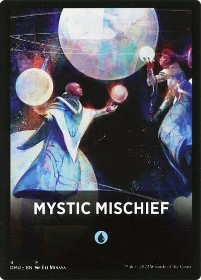 Mystic Mischief Theme Card Dominaria United Magic card