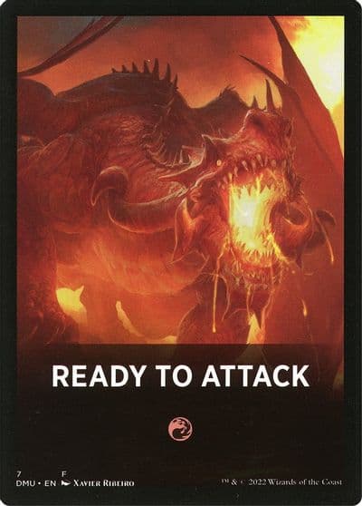 Ready to Attack Theme Card Dominaria United Magic card