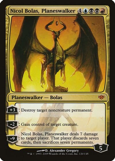 Nicol Bolas Planeswalker Conflux Magic card