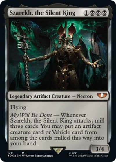 Szarekh the Silent King Universes Beyond: Warhammer 40,000 Magic card
