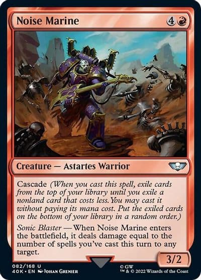 Noise Marine Surge Foil Universes Beyond: Warhammer 40,000 Magic card