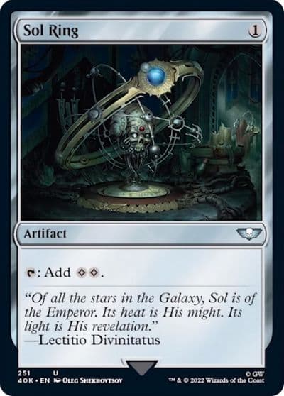 Sol Ring 251 Surge Foil Universes Beyond: Warhammer 40,000 Magic card