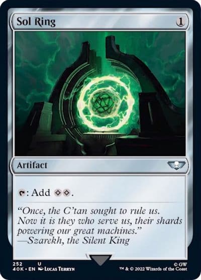 Sol Ring 252 Surge Foil Universes Beyond: Warhammer 40,000 Magic card