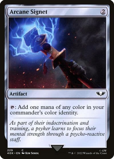 Arcane Signet 229 Universes Beyond: Warhammer 40,000 Magic card