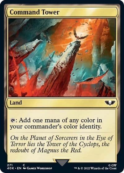Command Tower 271 Surge Foil Universes Beyond: Warhammer 40,000 Magic card