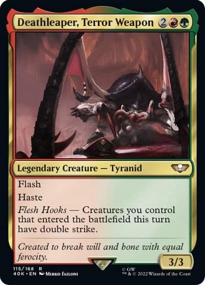 Deathleaper Terror Weapon Surge Foil Universes Beyond: Warhammer 40,000 Magic card