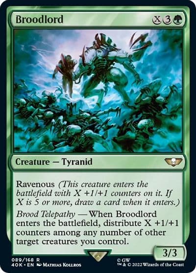 Broodlord Surge Foil Universes Beyond: Warhammer 40,000 Magic card