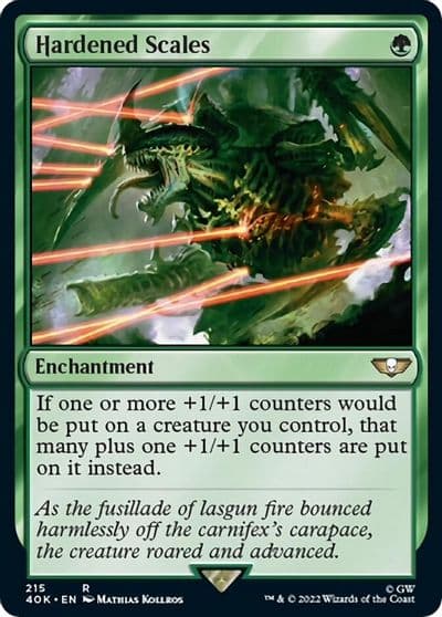 Hardened Scales Surge Foil Universes Beyond: Warhammer 40,000 Magic card