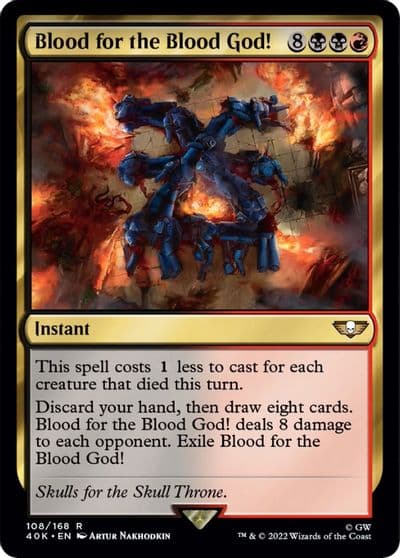 Blood for the Blood God Universes Beyond: Warhammer 40,000 Magic card