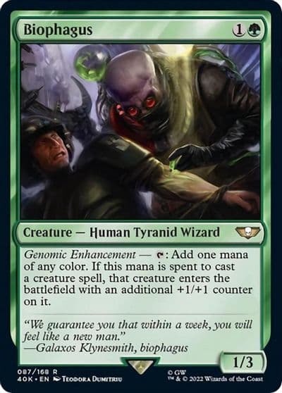 Biophagus Universes Beyond: Warhammer 40,000 Magic card