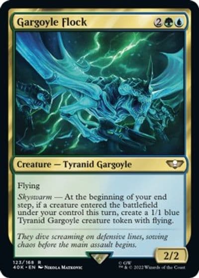 Gargoyle Flock Universes Beyond: Warhammer 40,000 Magic card